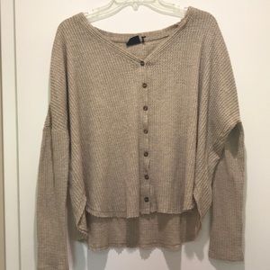 Out From Under Jojo Oversized Thermal Button-Front